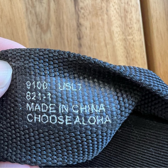 Scott Hawaii Black Platform Flip Flops Sandals Wedge Size 7 - Picture 4 of 4